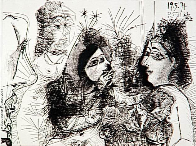 Maison close. Médisances. Avec profil de Degas au nez froncé