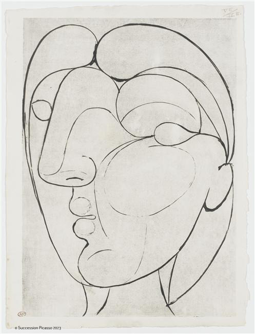 Sculpture. Tête de Marie-Thérèse. III