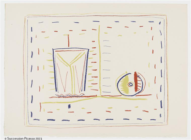 Composition au verre et à la pomme