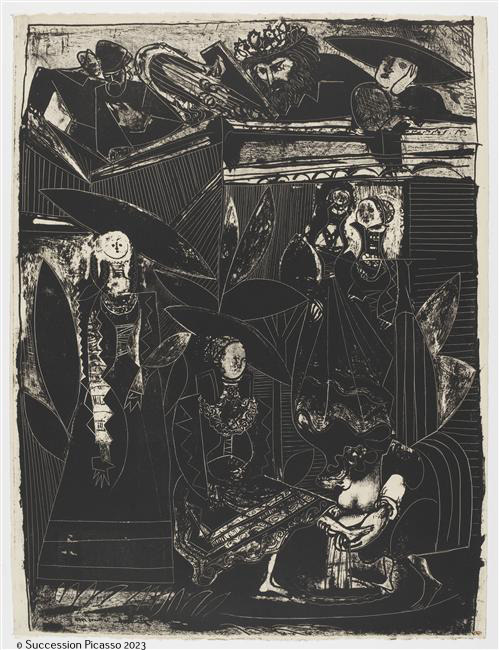 "David et Bethsabée", d'après Lucas Cranach