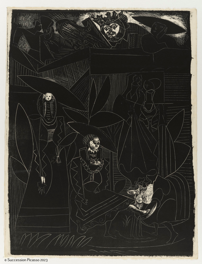 "David et Bethsabée", d'après Lucas Cranach