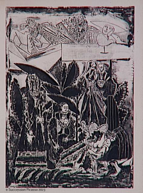 "David et Bethsabée", d'après Lucas Cranach