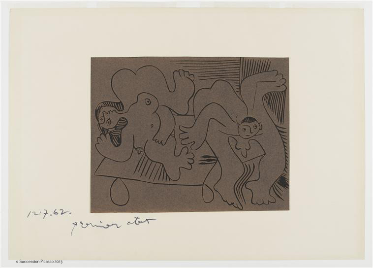 "Joseph et la femme de Potiphar", d'après le Tintoret et Rembrandt