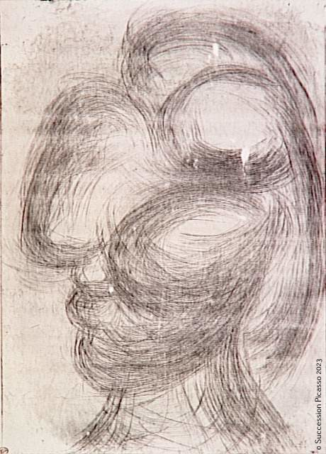 Sculpture. Tête de Marie-Thérèse