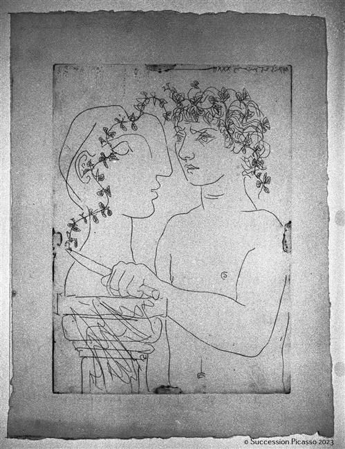 Jeune Sculpteur finissant un plâtre