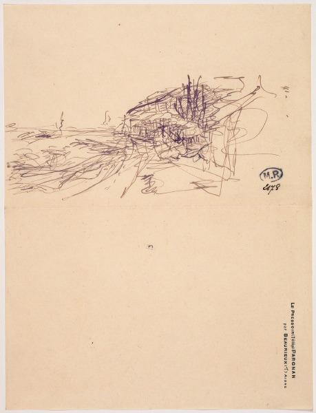 Paysage d'après la gravure de Rembrandt ?