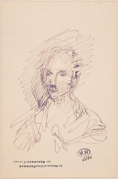 Portrait de femme d'après Rembrandt ?