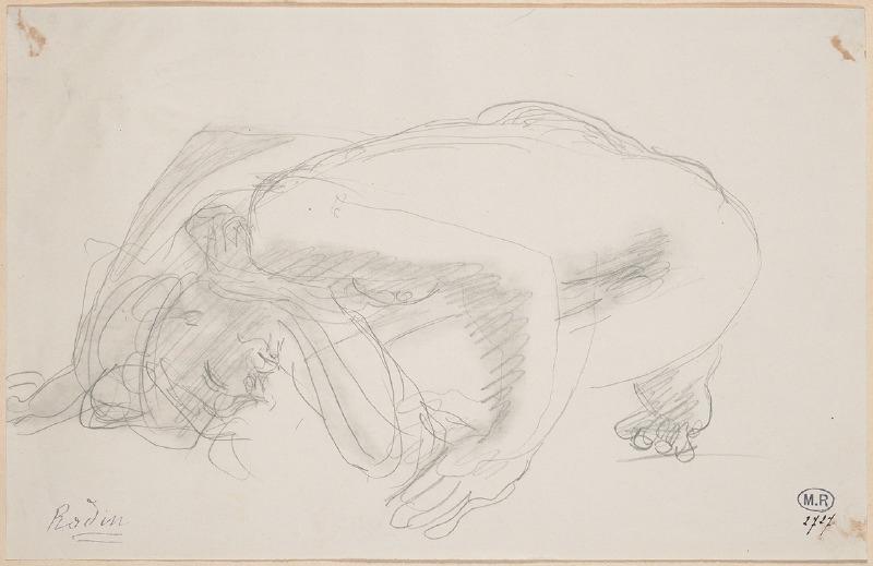 Femme nue assise et repliée sur elle-même, dite Avant la création de la femme ou Le capricorne