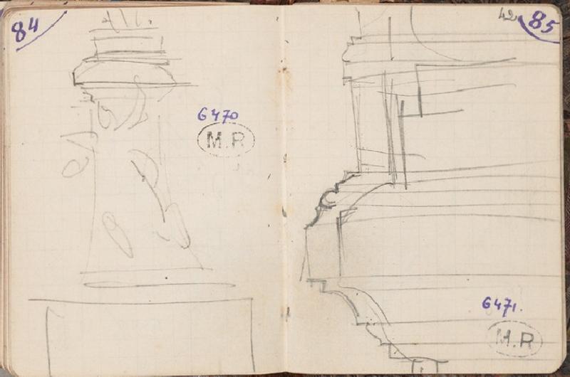 Piédestal pour l'Apollon du monument Claude Lorrain