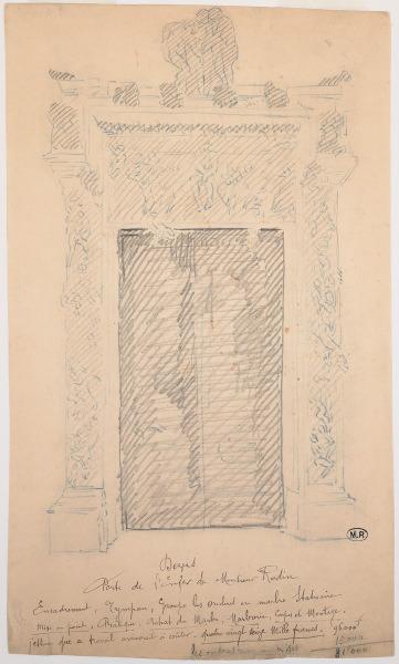 La Porte de l'Enfer en marbre et en bronze