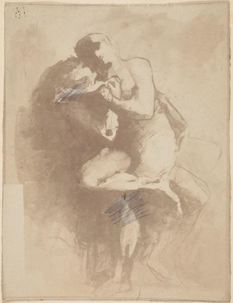 Couple enlacé dit Vase Clodion