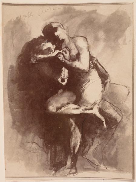 Couple enlacé dit Vase Clodion