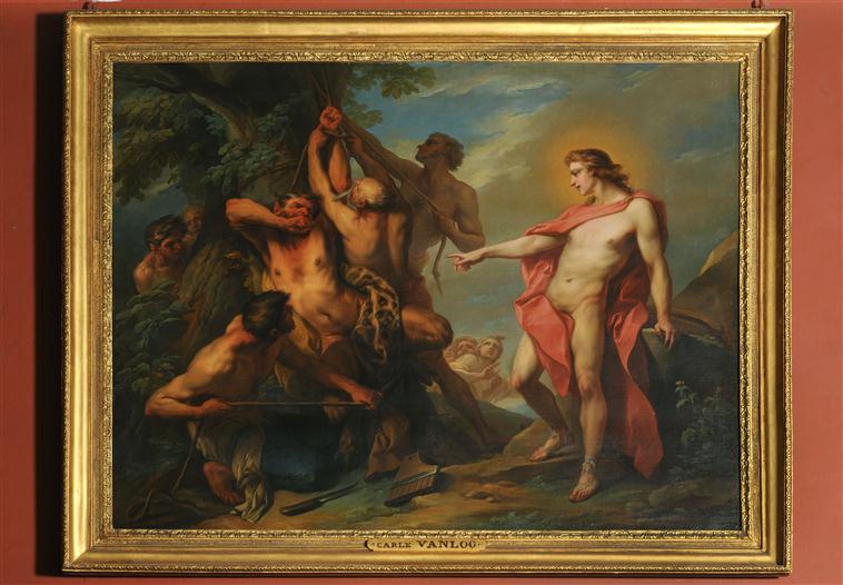 Marsyas écorché par ordre d'Apollon