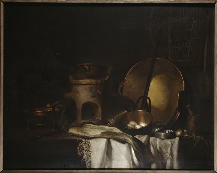 Intérieur de cuisine avec différents ustensiles