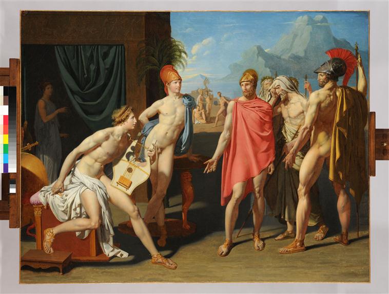 Achille recevant les ambassadeurs d'Agamemnon
