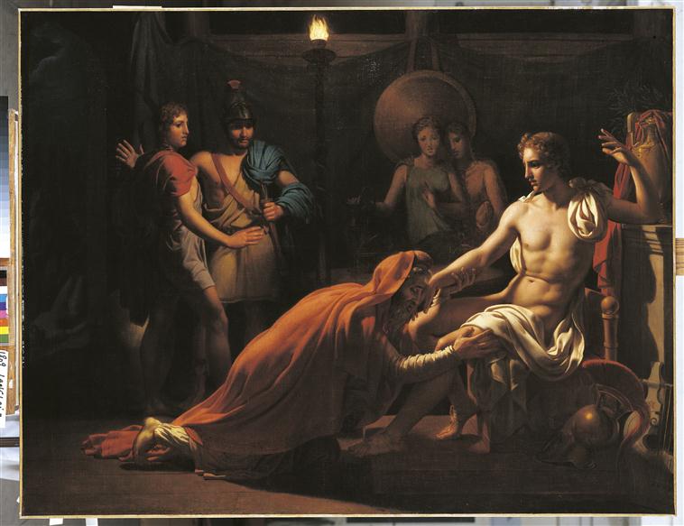 Priam aux pieds d'Achille