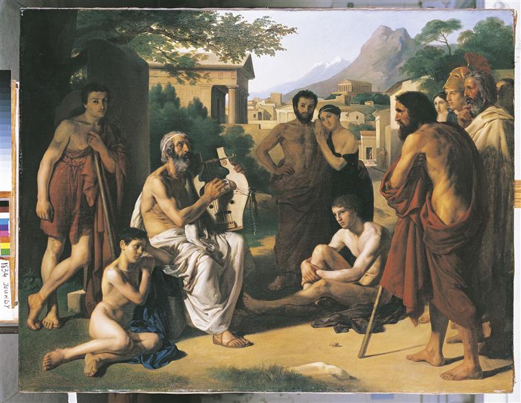 Homère chantant ses vers