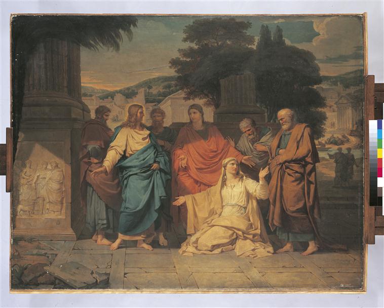 La Chananéenne aux pieds de Jésus-Christ