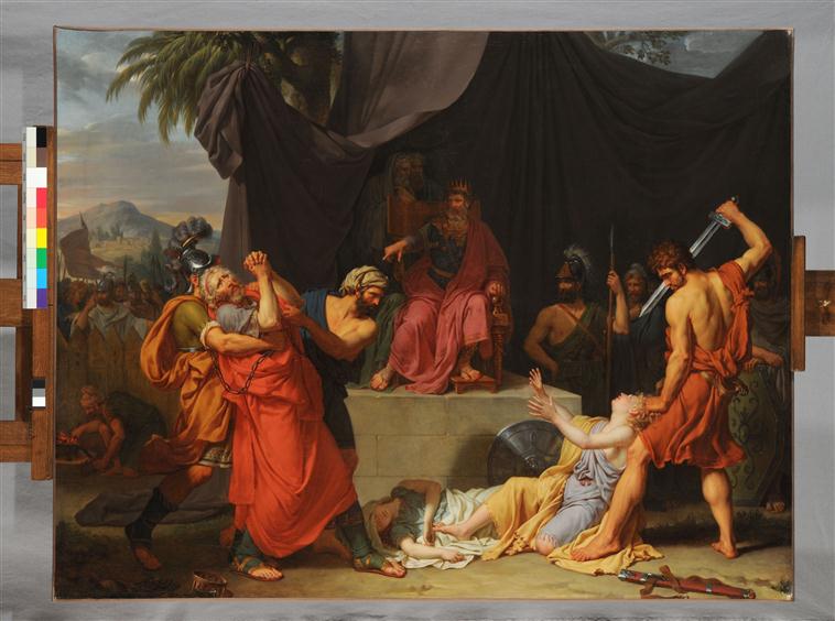 Nabuchodonosor fait tuer les enfants de Sédécias en présence de leur père