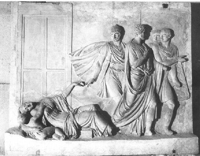 Caïus Gracchus quittant sa femme Licinia