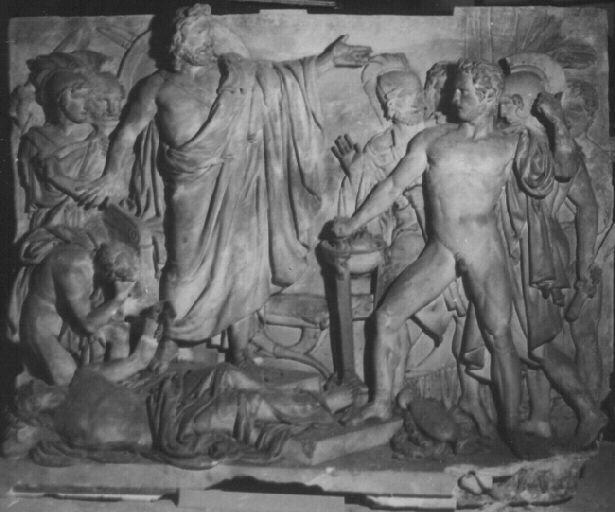 Mucius Scaevola devant Porsenna