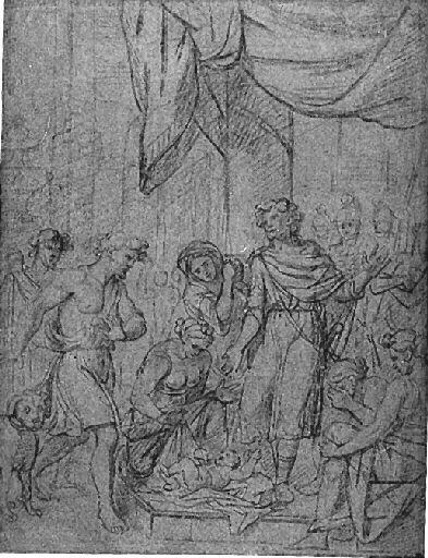 Pyrrhus enfant recueilli