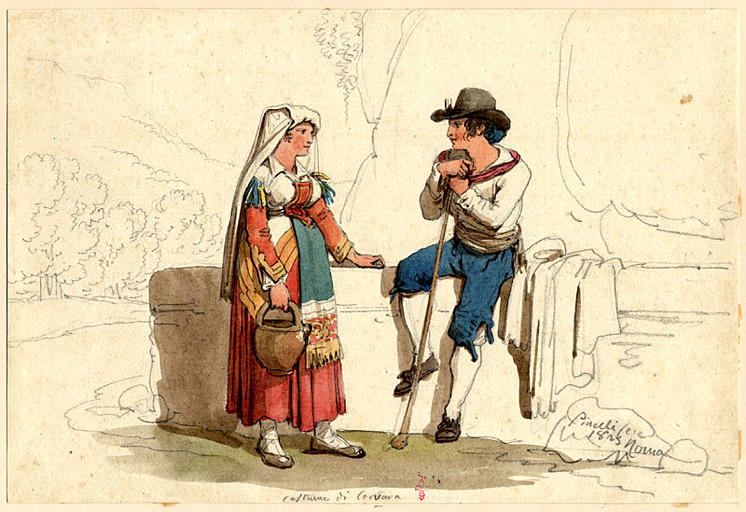 Paysan et femme de Cervara