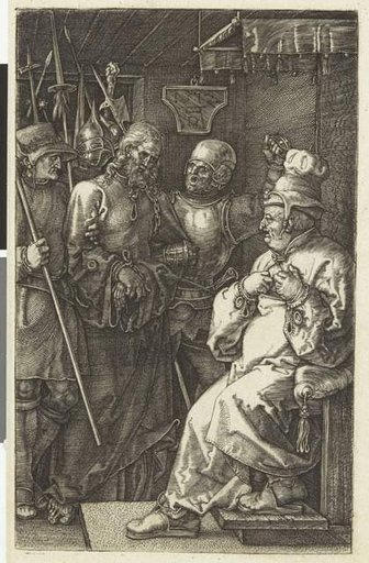La Passion sur cuivre : Le Christ devant Caïphe