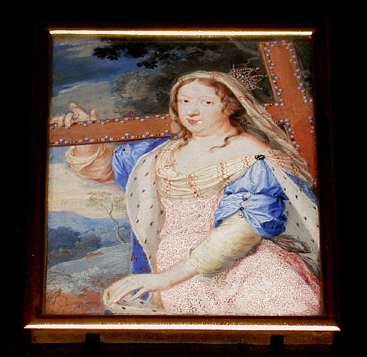 Anne d'Autriche (1601-1666) portant une croix