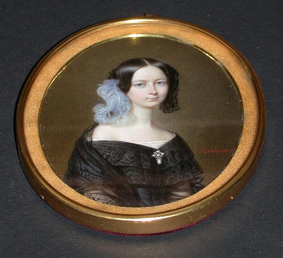 Hélène de Mecklembourg-Schwerin, duchesse d'Orléans (1814-1858) en veuve