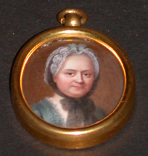 Madame de Saluces en bonnet de dentelles