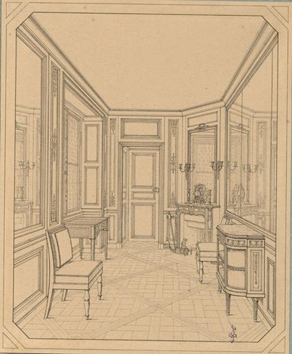 VERSAILLES, CABINET DE LA SALLE DES BAINS