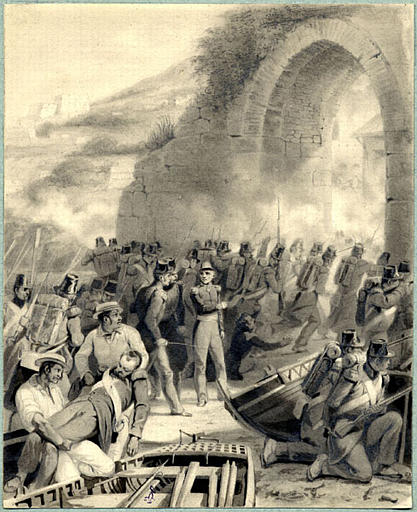 Versailles, La prise de Bougie, avec le colonel Combes et le général Trézel, 1833