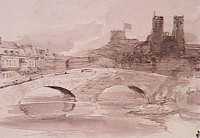 ALBUM DE 125 DESSINS : VOYAGE EN ANGLETERRE