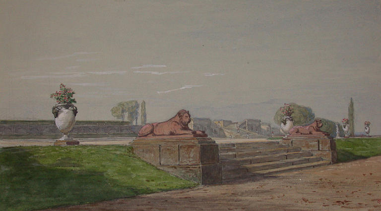 La Terrasse des Vases à Chantilly