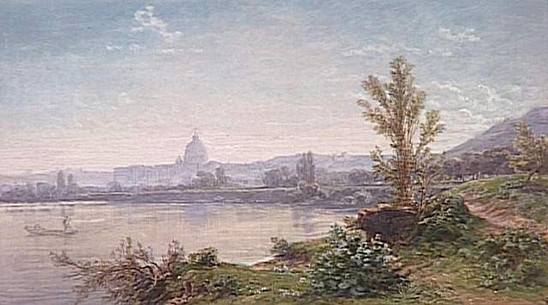 Le Tibre, Saint-Pierre et le Vatican