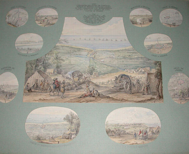 Conquestes des villes de Courtray, Bergues, Mardick en 1646