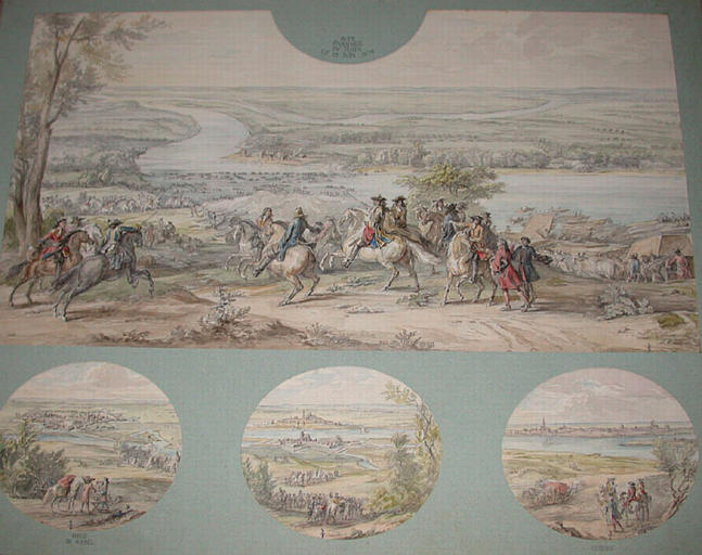 Le Passage du Rhin le 12 juin 1672, le siège de Wesel, Reez et Emmeric