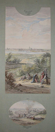 Elévation et siège d'Aire en 1641, d'après le tableau de Jean-Baptiste MARTIN des Batailles