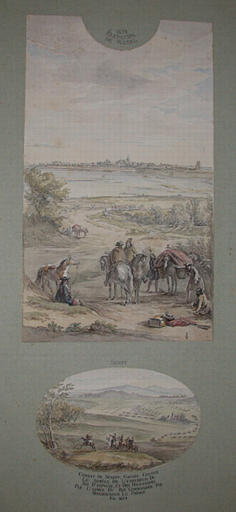 Elévation de Wesel et siège de Seneffe en 1674, d'après le tableau de Jean-Baptiste MARTIN des Batailles