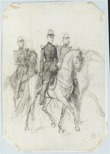 Album : Afrique, 1835-1845, grand in-folio ; 44 portraits par Raffet ; 5 par Le Blant, capitaine d'artillerie ; 22 par Dauzats ; 17 par Philippoteaux