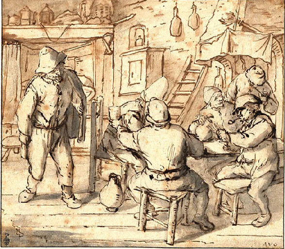 Intérieur d'estaminet