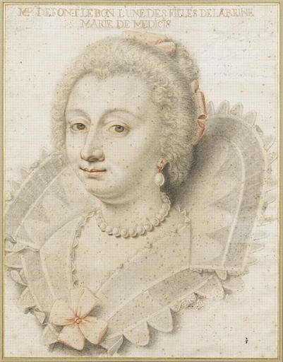 MLLE DE FONTLEBON, UNE DES FILLES DE LA REINE MARIE DE MEDICIS, VERS 1608