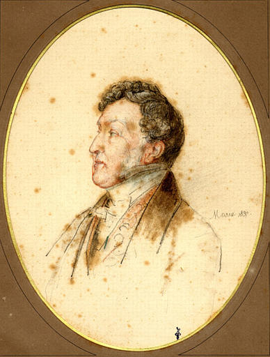 Portrait du roi Louis-Philippe son père (1773-1850) en 1835
