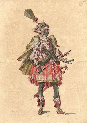 Oriental à la masse d'armes