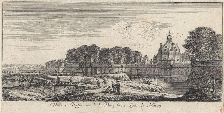 Veuë et Perspective de la Porte Sainct Louis de Nancy