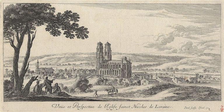 Veuë et Perspective de l'Eglise Sainct Nicolas de Loraine