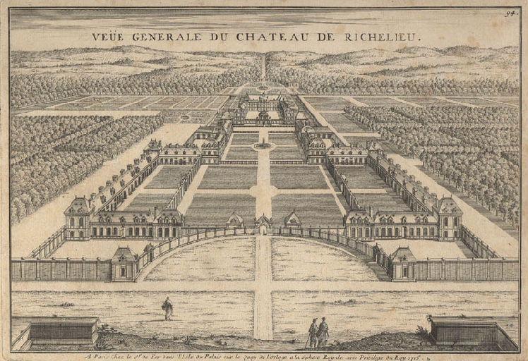 Veüe générale du chateau de Richelieu