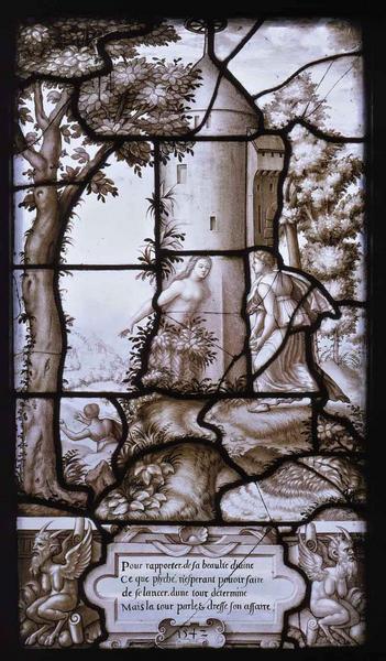 Histoire de Psyché (32) : La Tour, représentée par une jeune femme, conseille Psyché