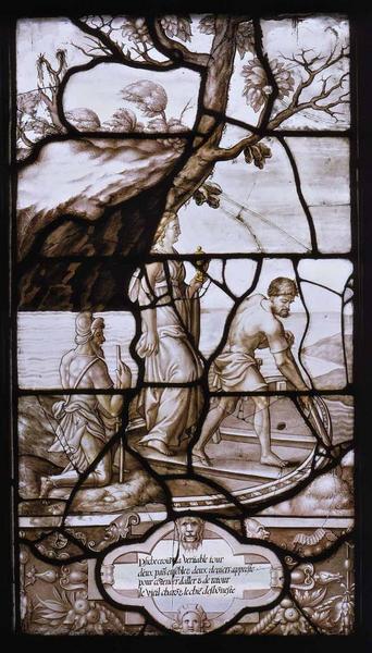 Histoire de Psyché (33) : Psyché aborde la barque de Charon